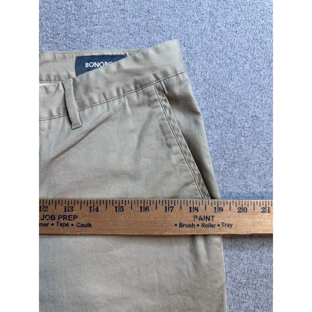 Bonobos Pants Mens 31x30 (31x28) Chino Tan Khaki Stretch Cotton Casual Classic